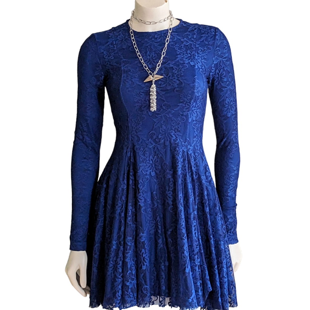 Torn By Ronny Kobo Isabel Lace Mini Dress Size Small